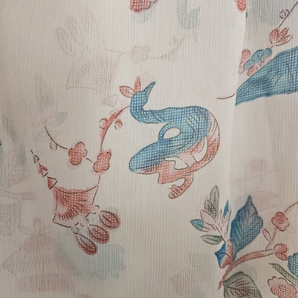 Quicksilver Floral Sheer Blouse - Picture 2 of 7